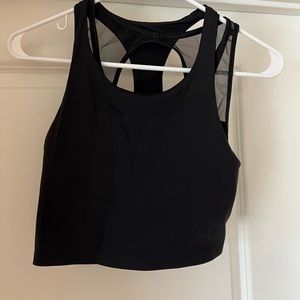 Lululemon Black Crop Workout Tank - Size 8